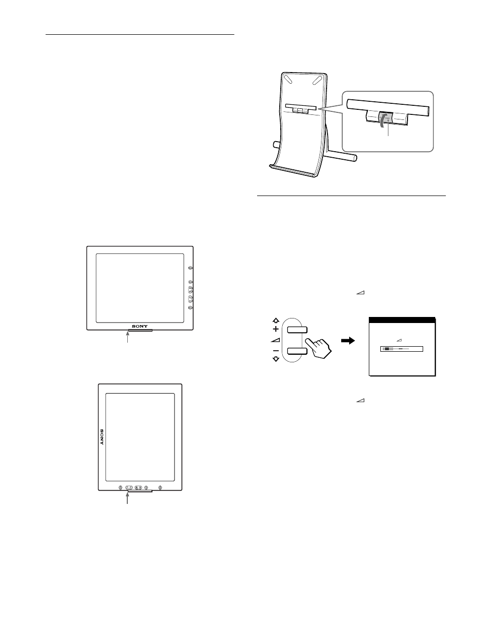 10 installation de l’écran en position verticale, Utilisation des écouteurs | Sony SDM-N50PS User Manual | Page 30 / 104