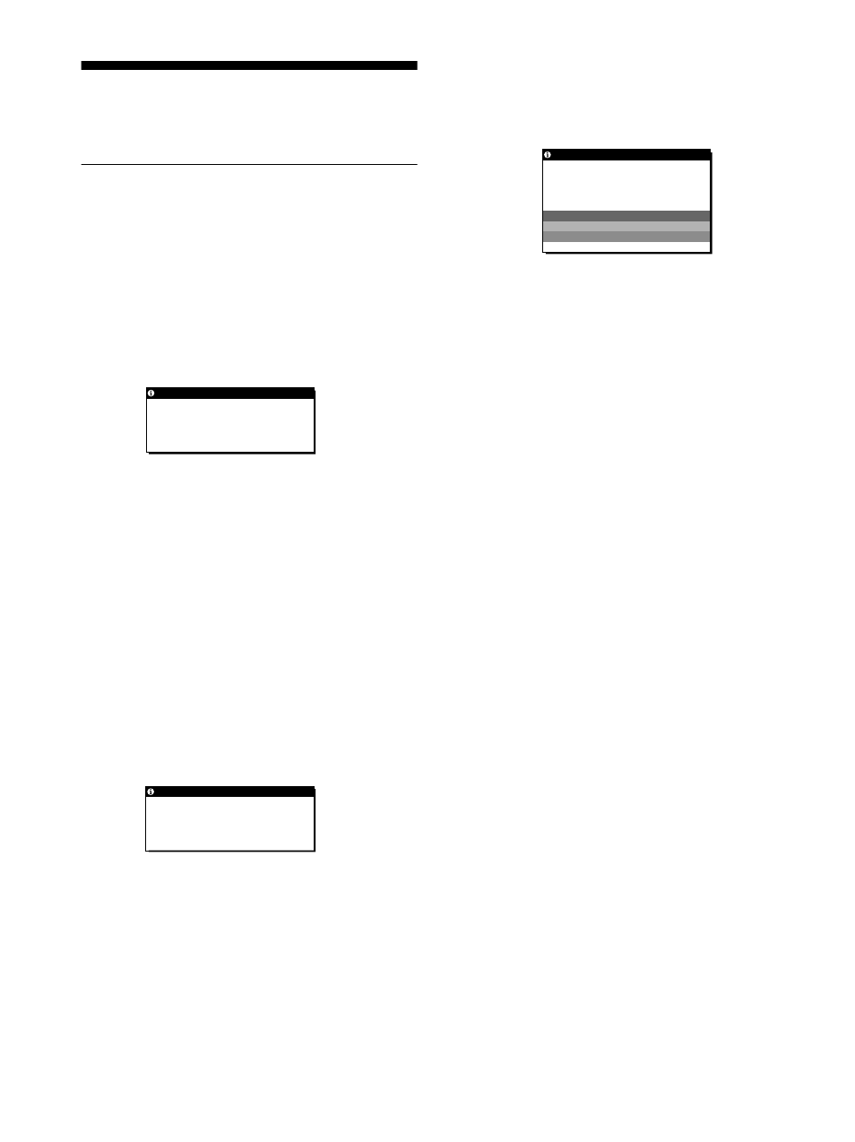 Störungsbehebung, Bildschirmmeldungen | Sony SDM-N50PS User Manual | Page 58 / 104