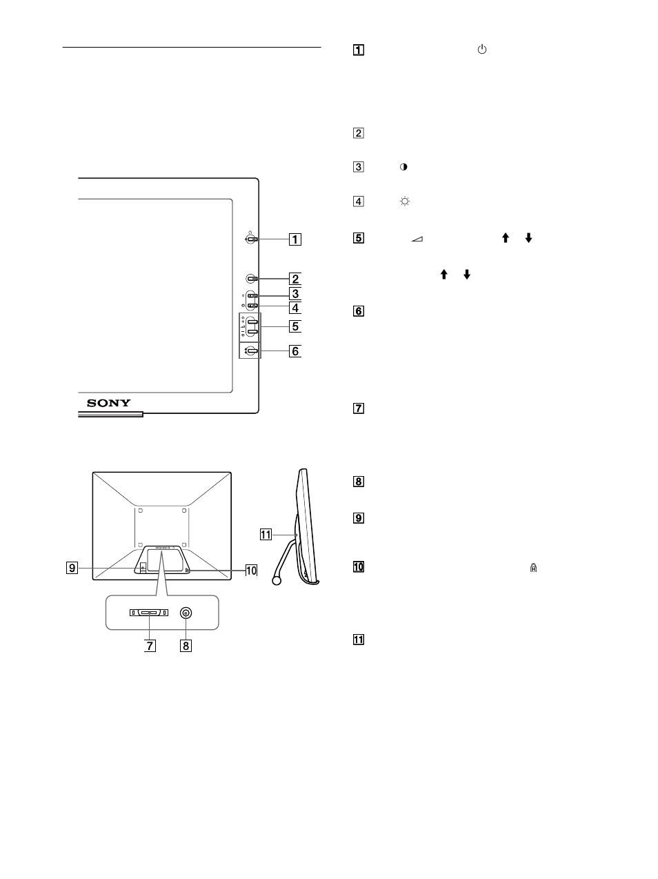 6identificación de componentes y controles | Sony SDM-N50PS User Manual | Page 66 / 104