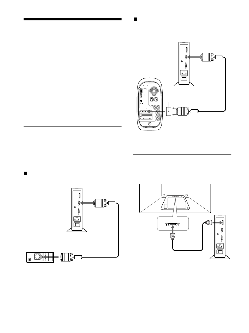 Setup, Step 1: connect the media engine to your computer, Step 2: connect the display and media engine | Sony SDM-N50PS User Manual | Page 8 / 104