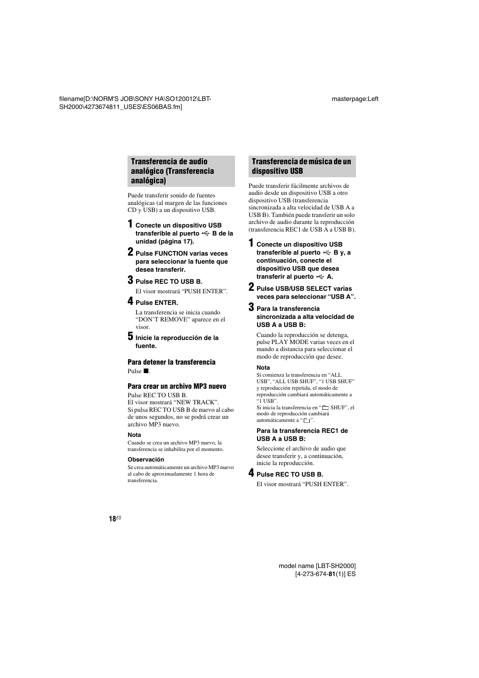 Sony LBT-SH2000 User Manual | Page 50 / 72