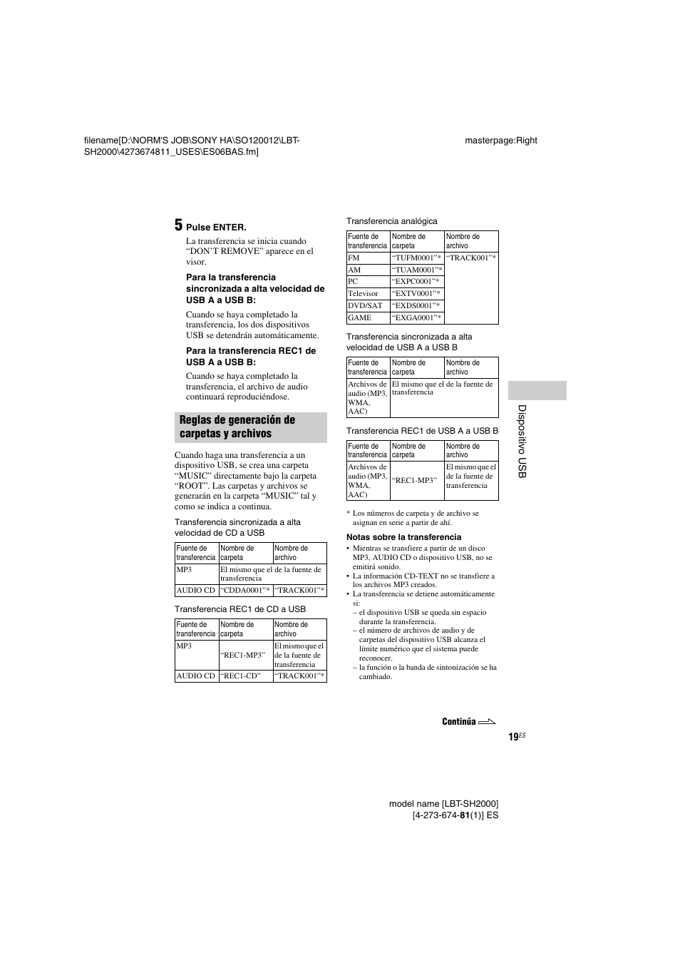 Sony LBT-SH2000 User Manual | Page 51 / 72