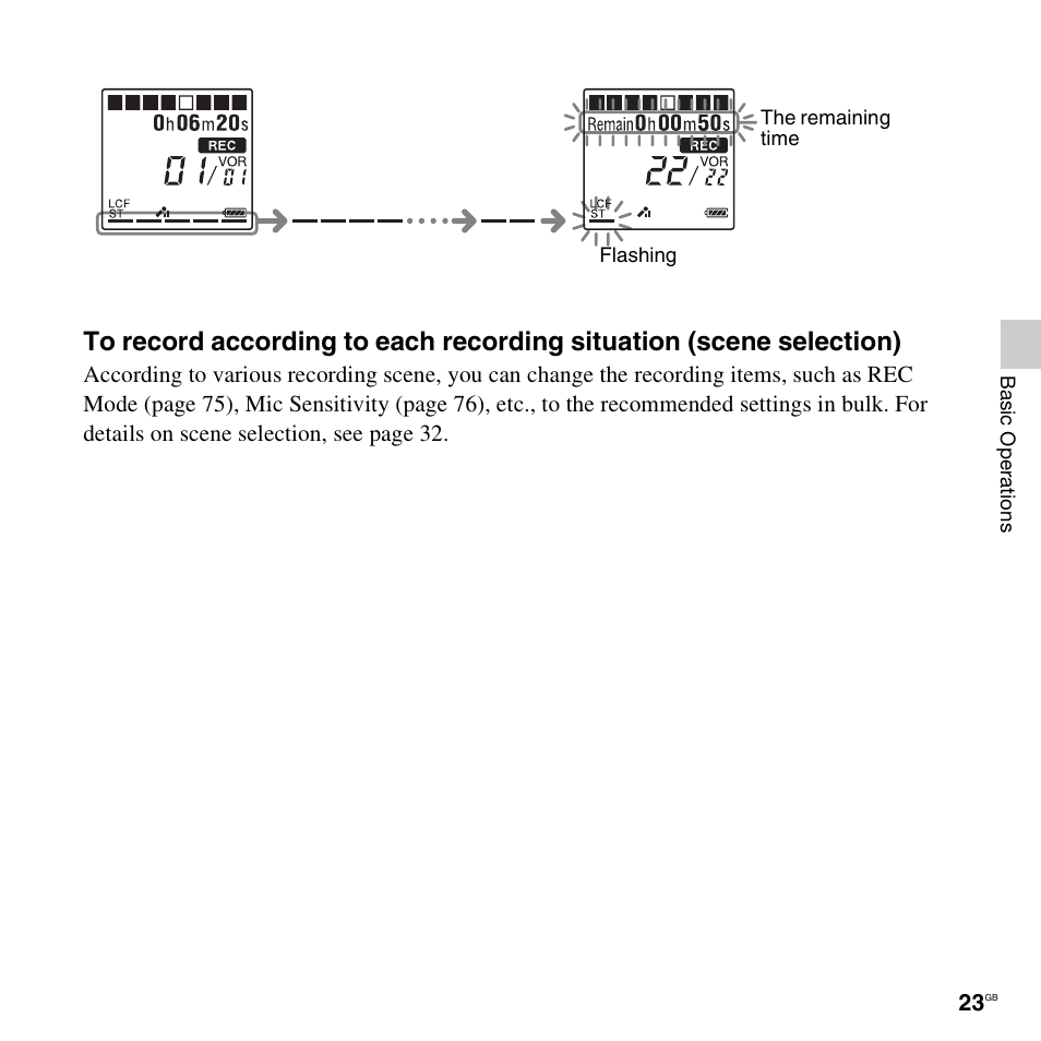 Sony ICD-AX412 User Manual | Page 23 / 131