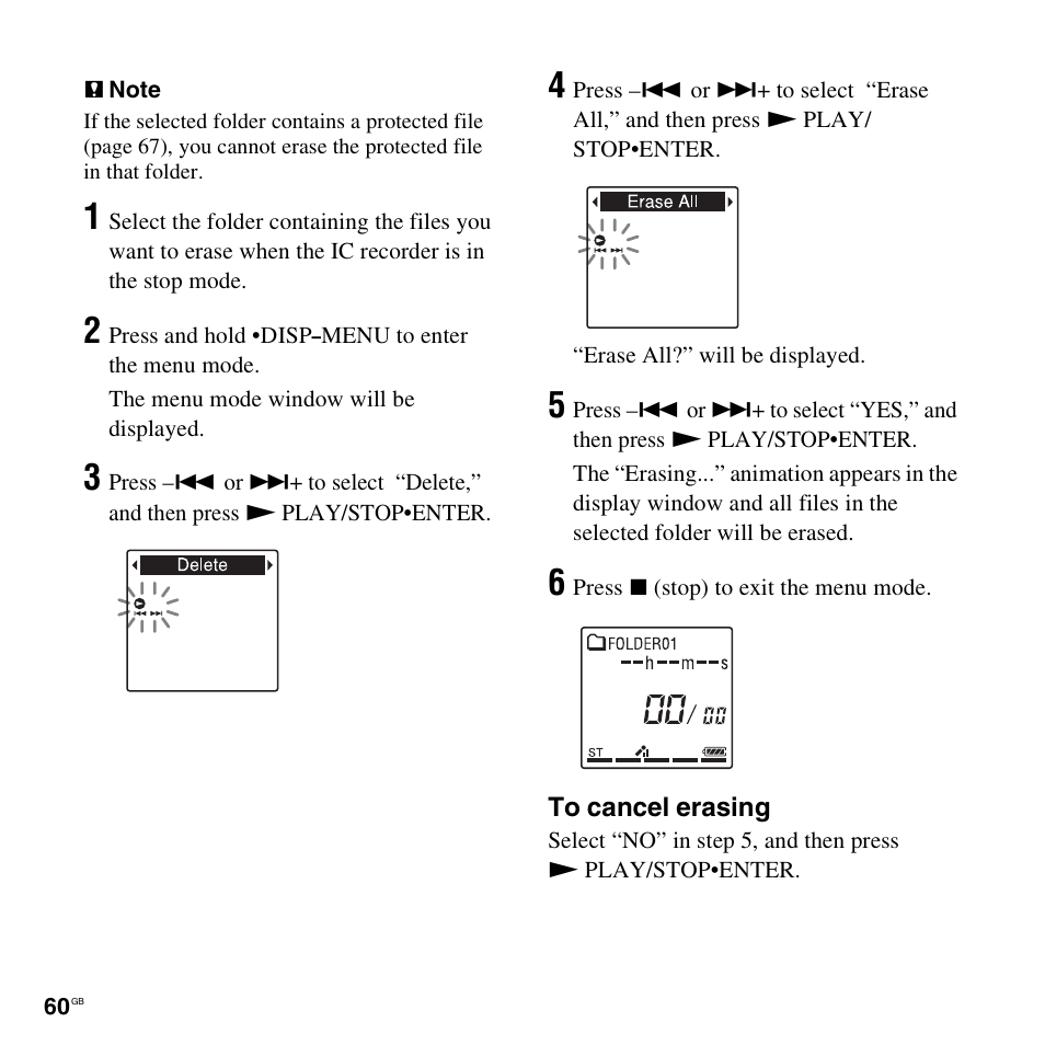 Sony ICD-AX412 User Manual | Page 60 / 131