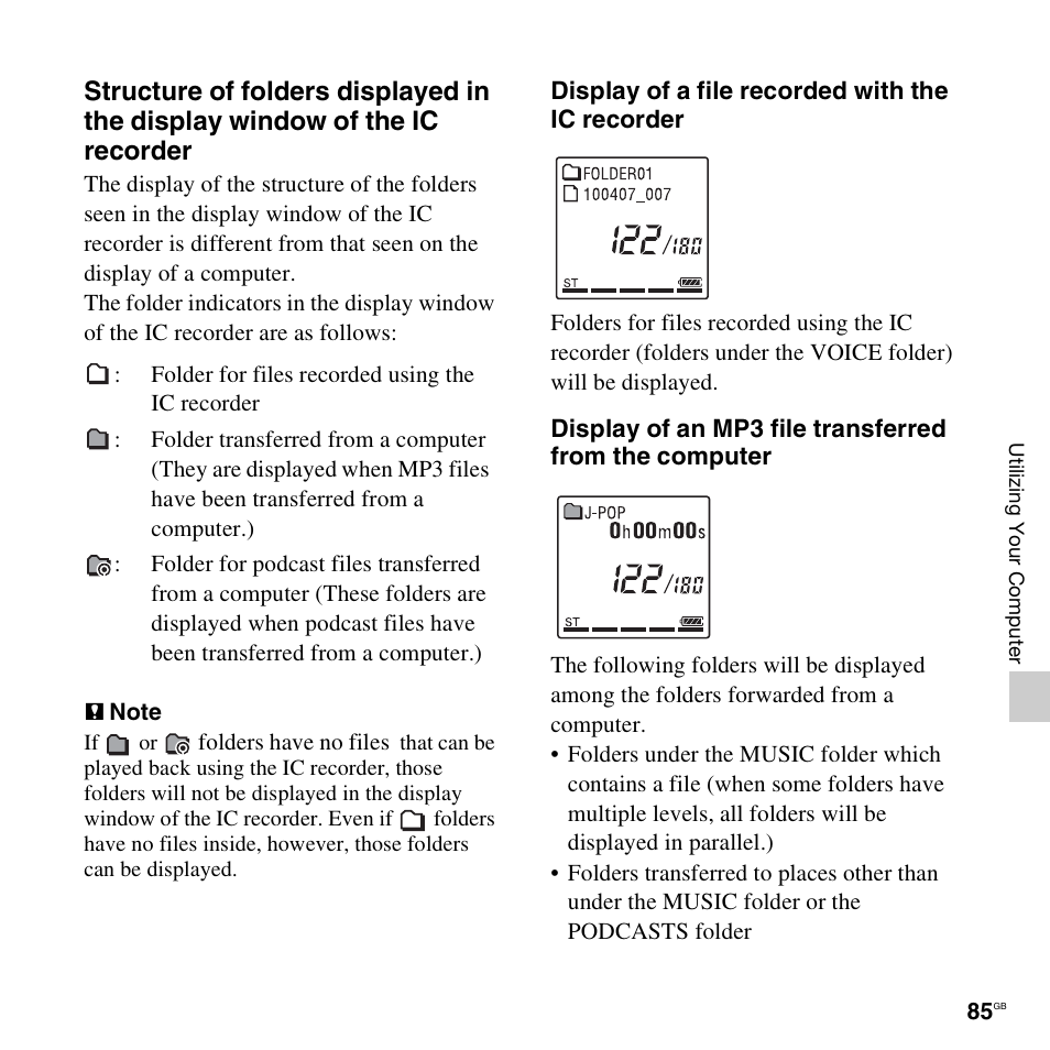 Sony ICD-AX412 User Manual | Page 85 / 131