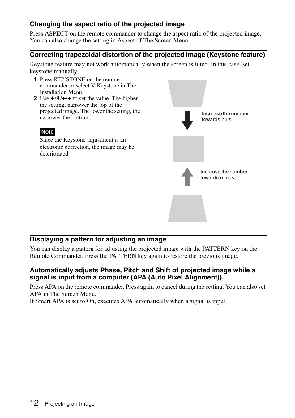 Sony VPL-EX100 User Manual | Page 32 / 116