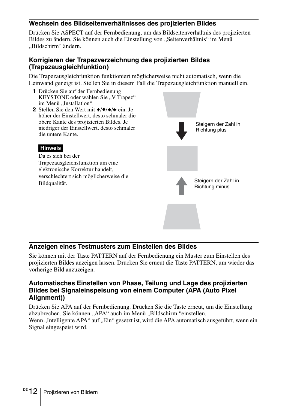 Sony VPL-EX100 User Manual | Page 80 / 116
