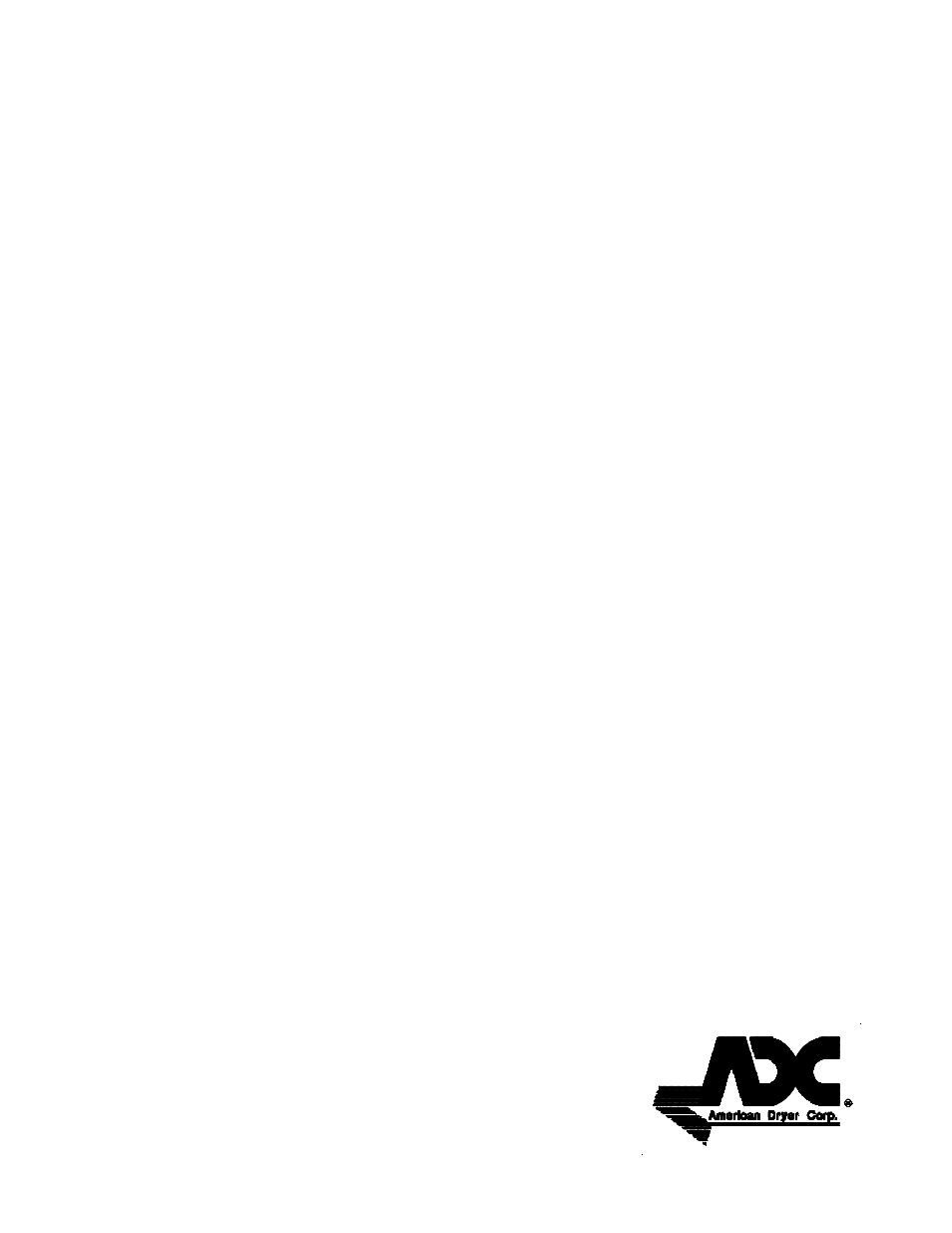 American Dryer Corp. AD-81 II User Manual | Page 59 / 59
