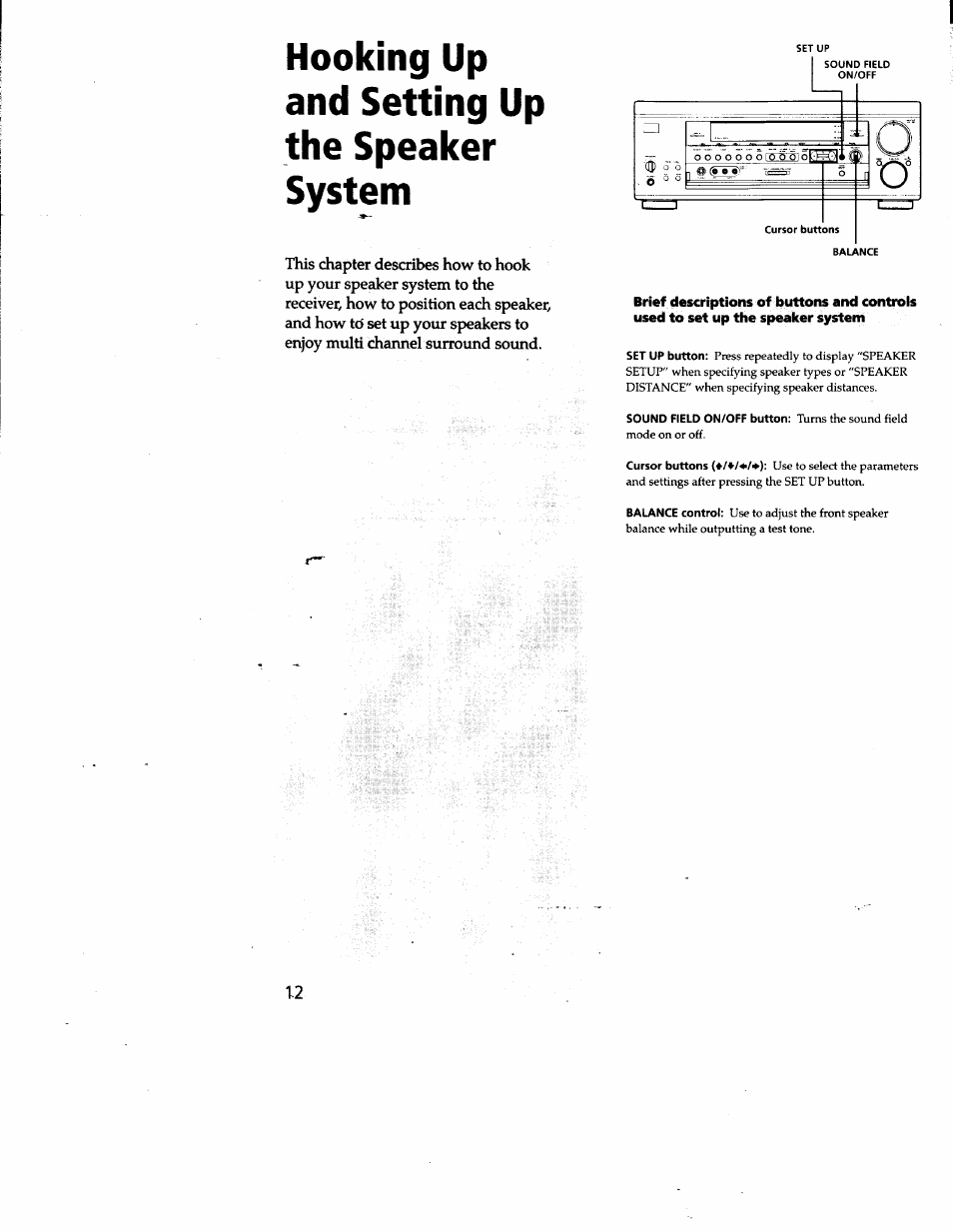 Hooking up and setting up the speaker system | Sony STR-DA50ES User Manual | Page 12 / 51