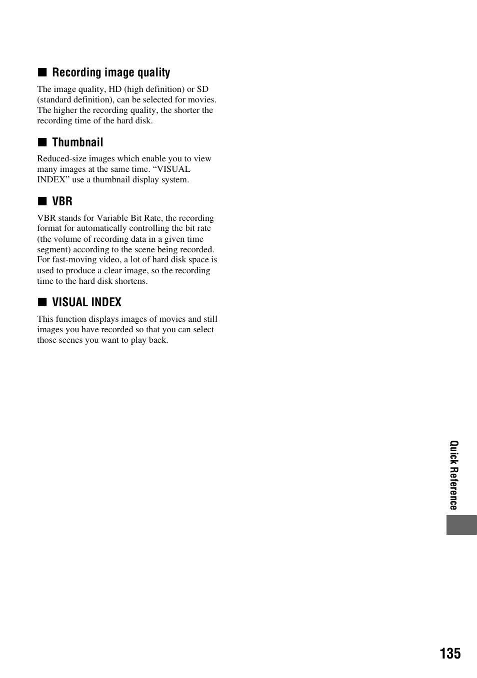 Sony HDR-SR1 User Manual | Page 135 / 139