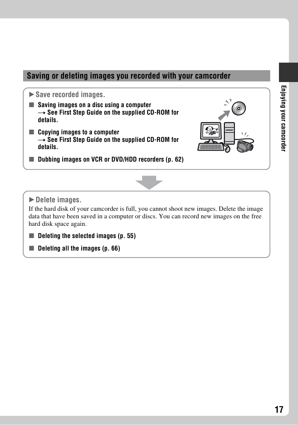 Sony HDR-SR1 User Manual | Page 17 / 139