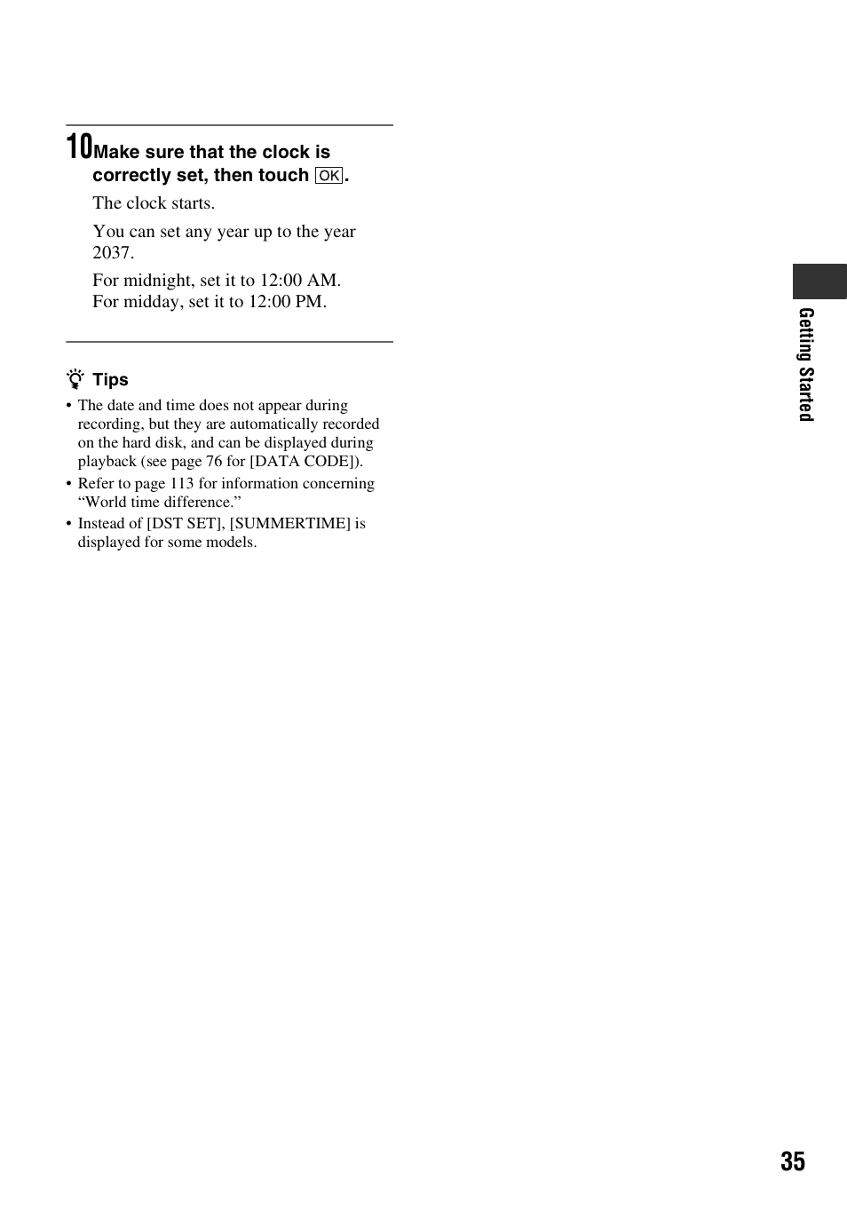 Sony HDR-SR1 User Manual | Page 35 / 139