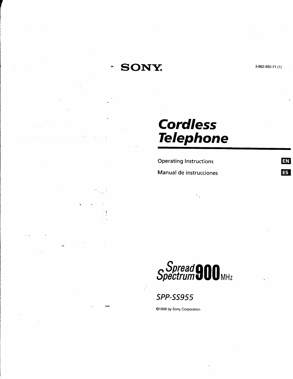 Sony SPP-SS955 User Manual | 61 pages