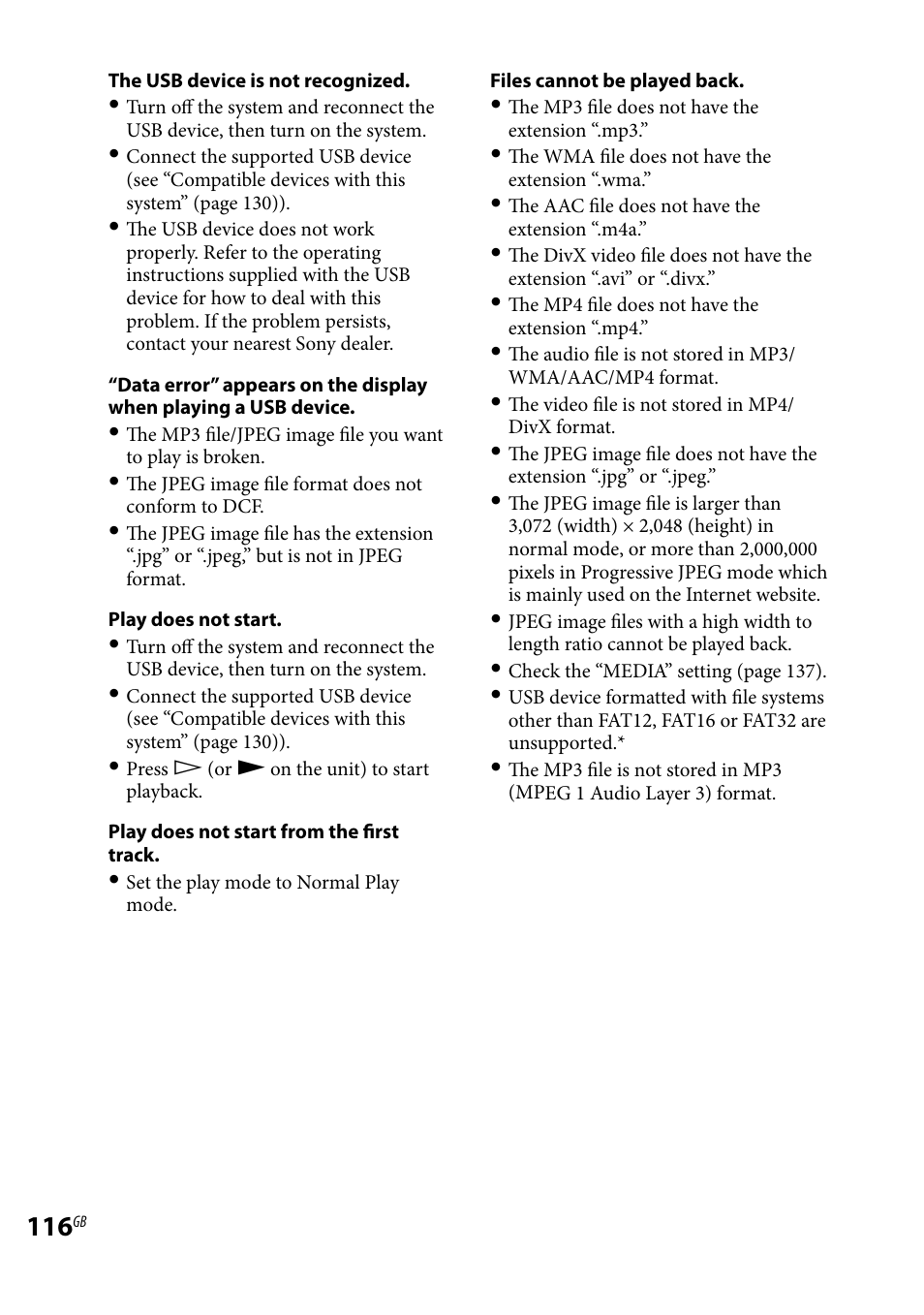 Sony LBT-LCD7Di User Manual | Page 116 / 147