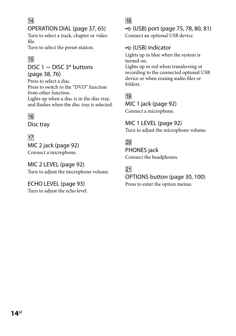 Sony LBT-LCD7Di User Manual | Page 14 / 147