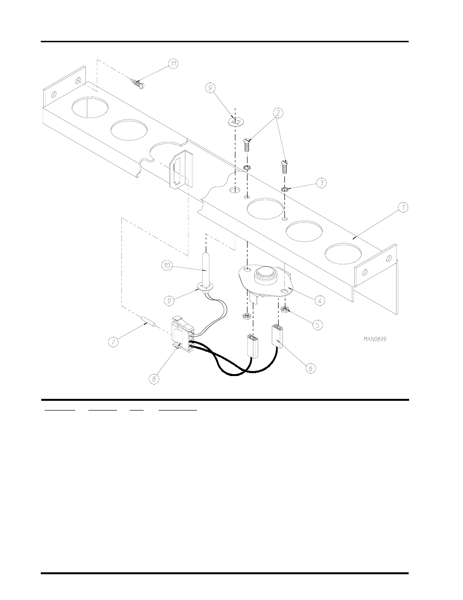 Microprocessor temperature sensor bracket assembly | American Dryer Corp. ML-175 User Manual | Page 14 / 38