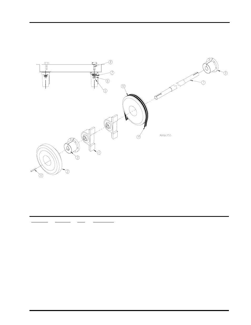 Drive shaft assembly | American Dryer Corp. ML-175 User Manual | Page 17 / 38