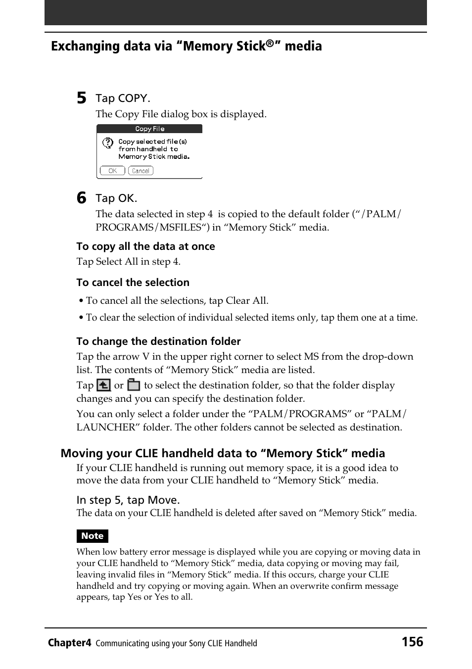 Media | Sony PEG-N610C User Manual | Page 156 / 232