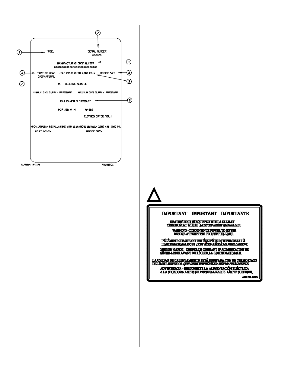 American Dryer Corp. ML-55II User Manual | Page 22 / 26