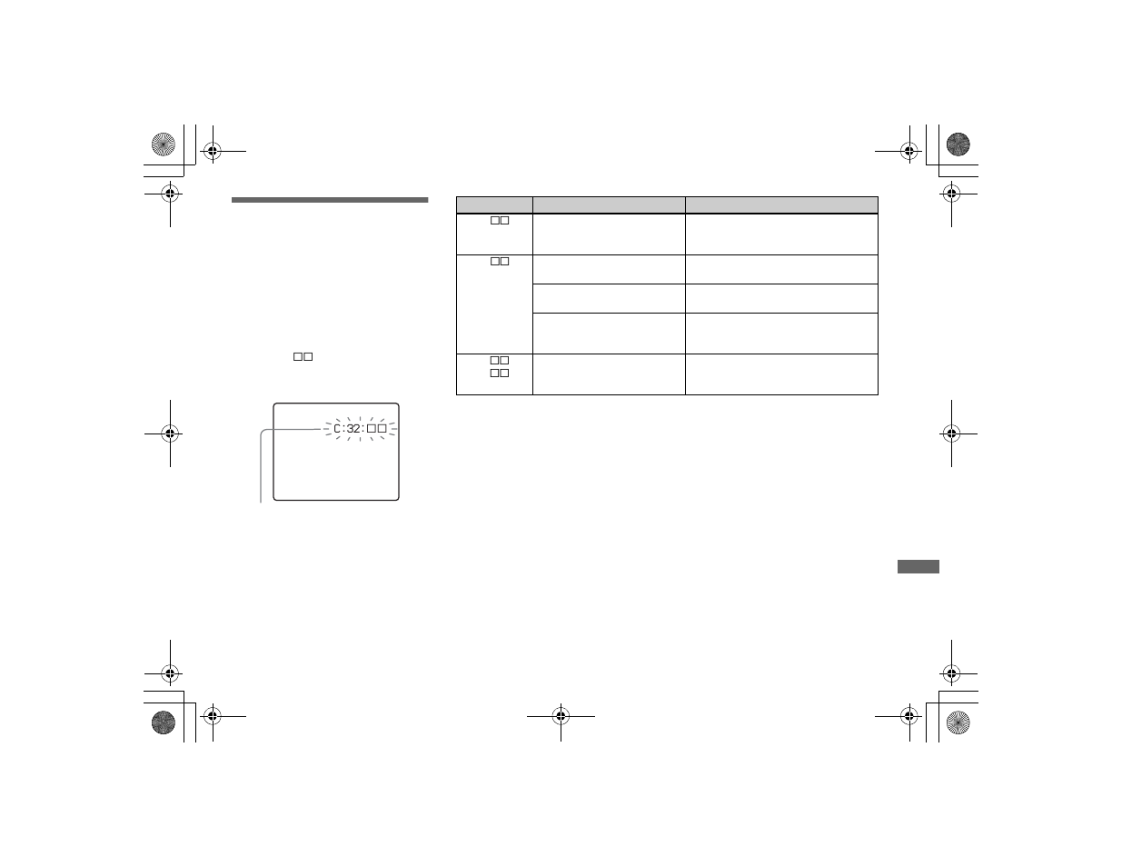 Self-diagnostics display | Sony DSC-P7 User Manual | Page 87 / 104