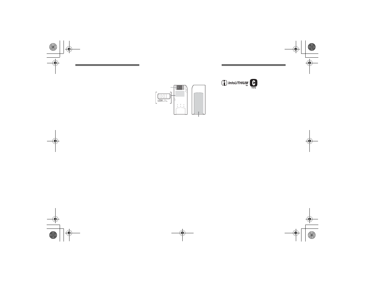 The “memory stick, The “infolithium” battery pack, The “memory stick” the “infolithium” battery pack | Sony DSC-P7 User Manual | Page 96 / 104