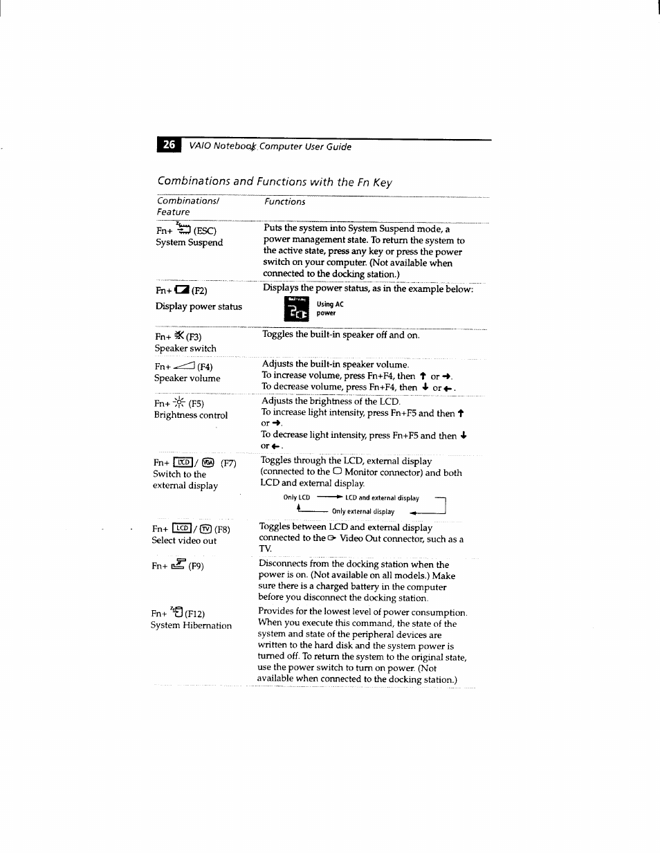 Sony PCG-812 User Manual | Page 38 / 144