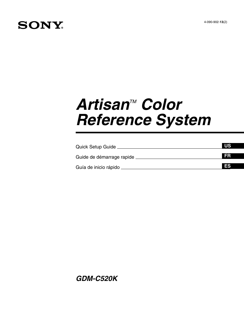 Sony GDM-C520K User Manual | 16 pages