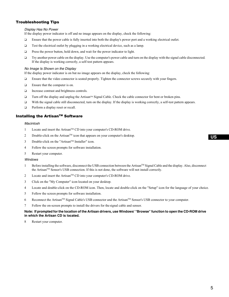 Sony GDM-C520K User Manual | Page 5 / 16