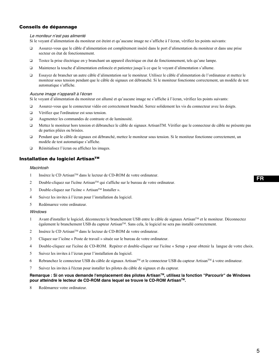 Sony GDM-C520K User Manual | Page 9 / 16