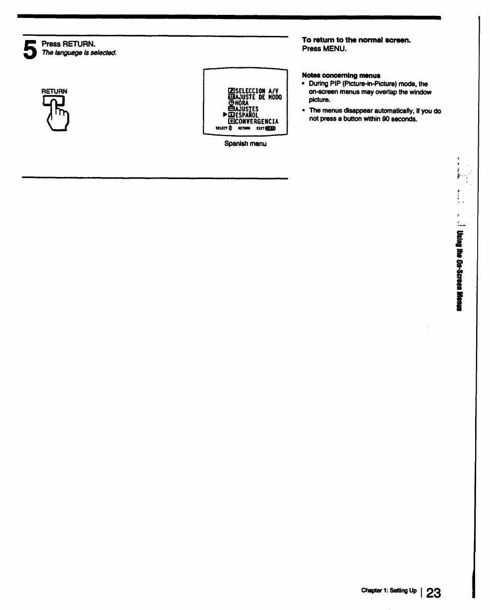 Sony KP-53V15 User Manual | Page 23 / 76