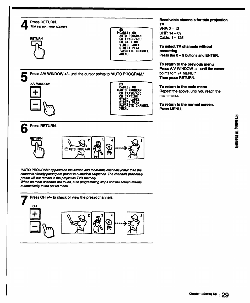 Sony KP-53V15 User Manual | Page 29 / 76