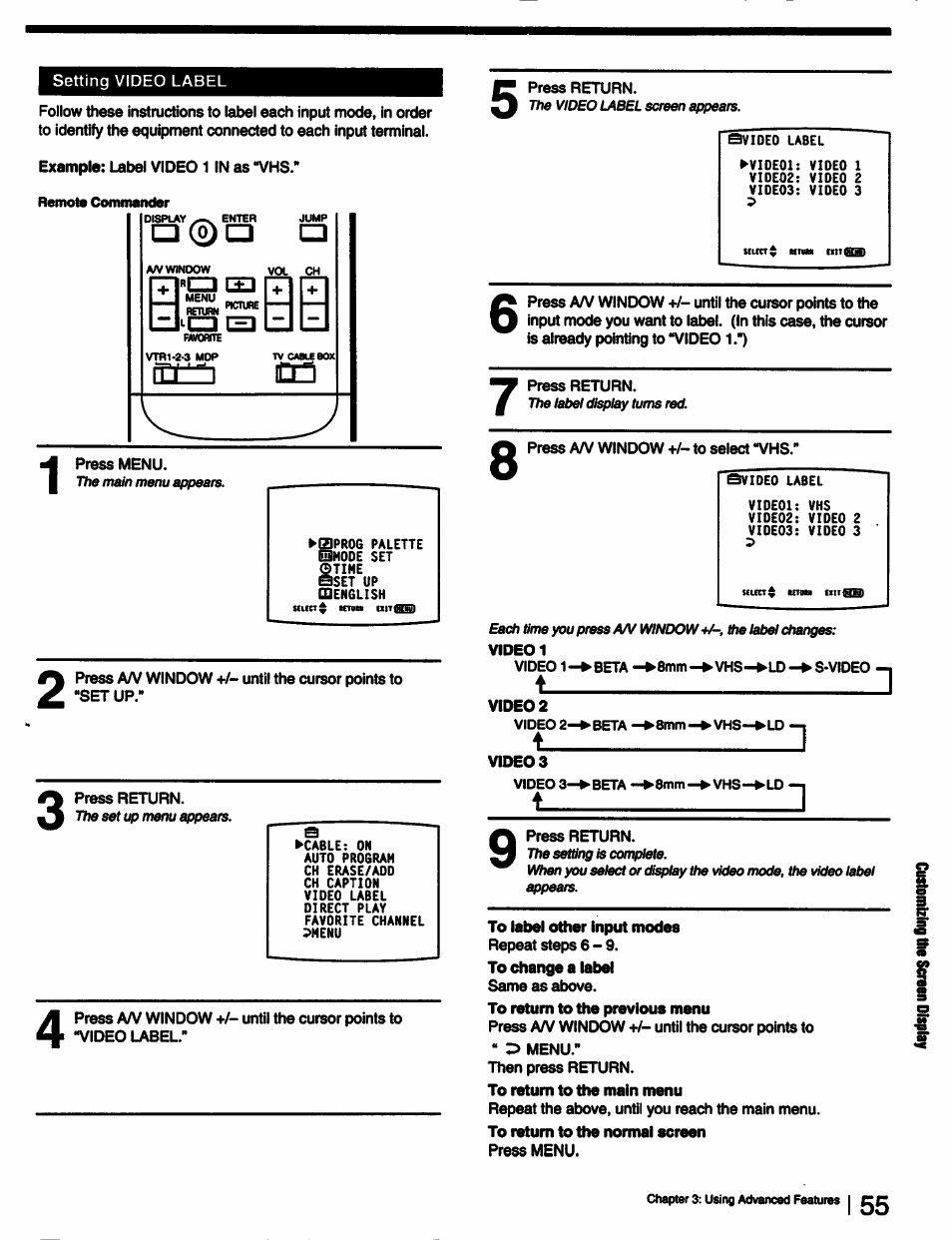 I_________ h | Sony KP-53V15 User Manual | Page 55 / 76