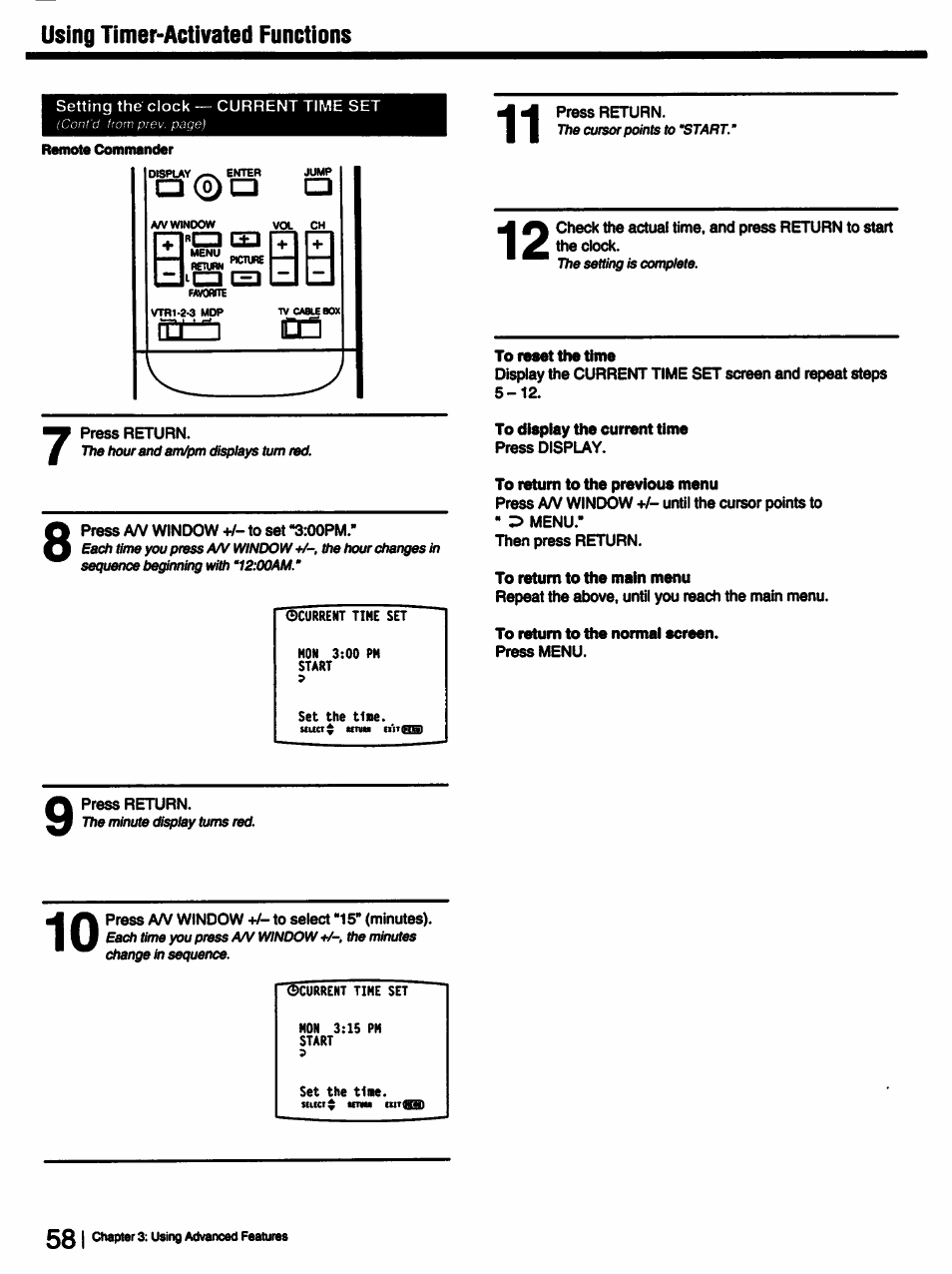 Sony KP-53V15 User Manual | Page 58 / 76