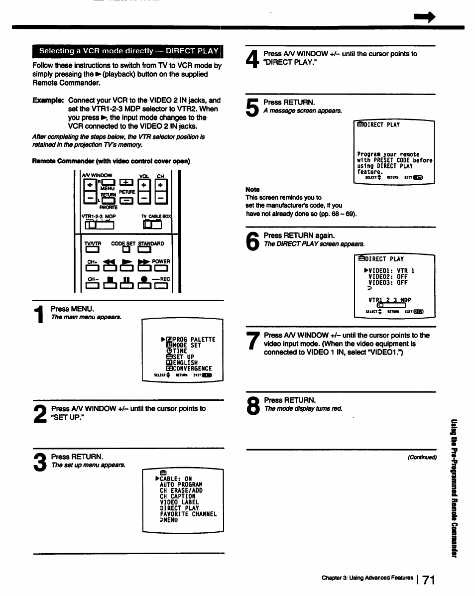 Mr^ cd | Sony KP-53V15 User Manual | Page 71 / 76