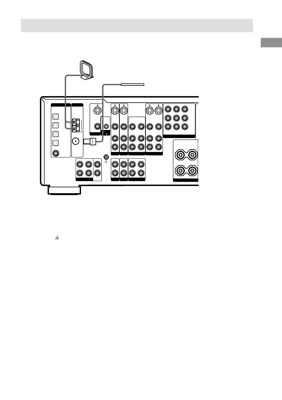 Connecting the antennas, Getting started | Sony STR-DA1ES User Manual | Page 17 / 64