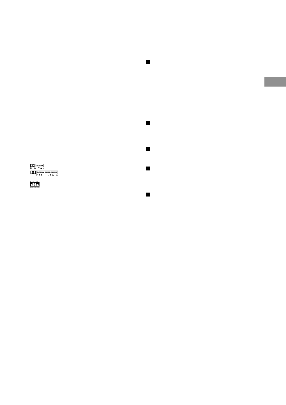 Selecting other sound fields | Sony STR-DA1ES User Manual | Page 35 / 64