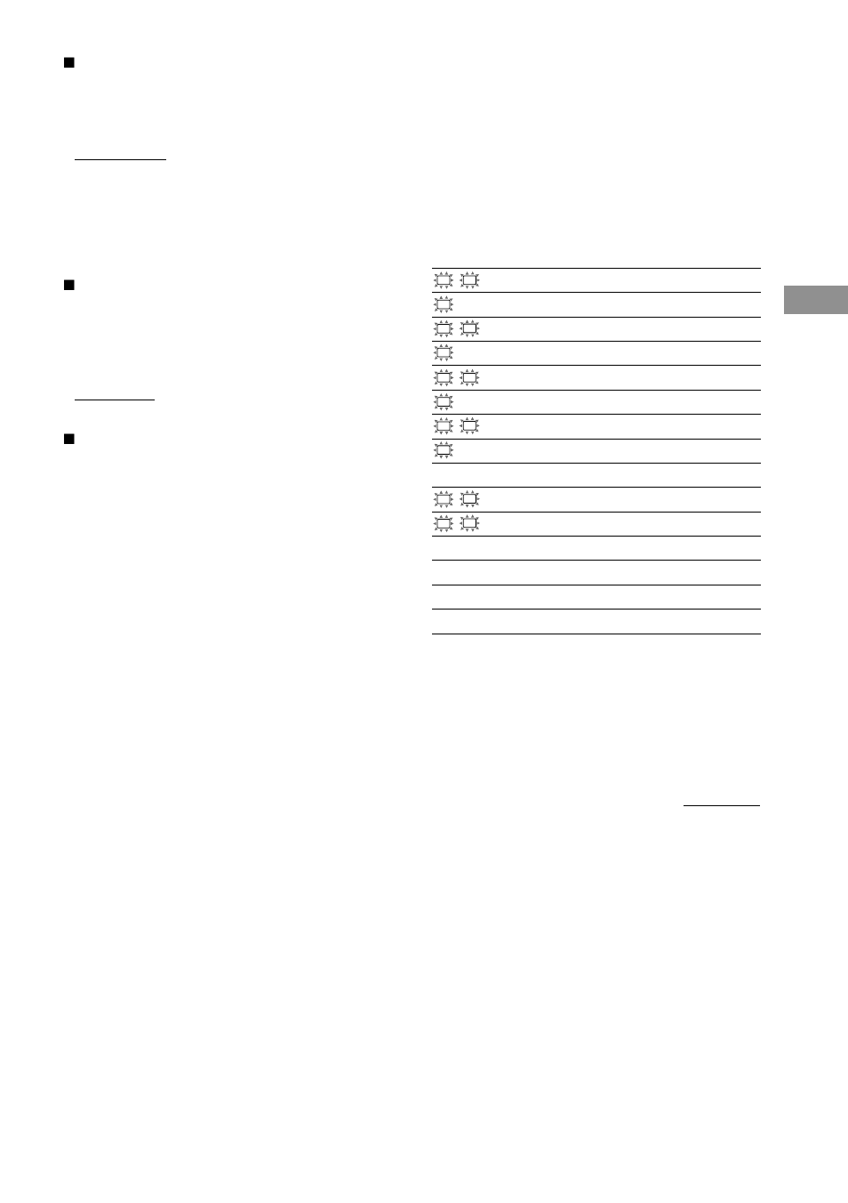 Advanced set up menu parameters, Advanced adjustments and settings, All set up menu parameters | Continued | Sony STR-DA1ES User Manual | Page 41 / 64