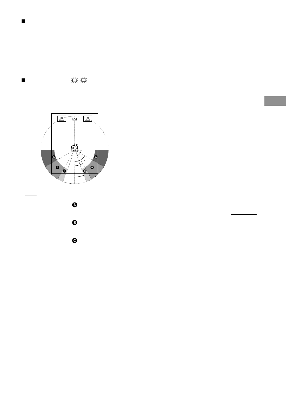 Advanced adjustments and settings, Continued | Sony STR-DA1ES User Manual | Page 43 / 64