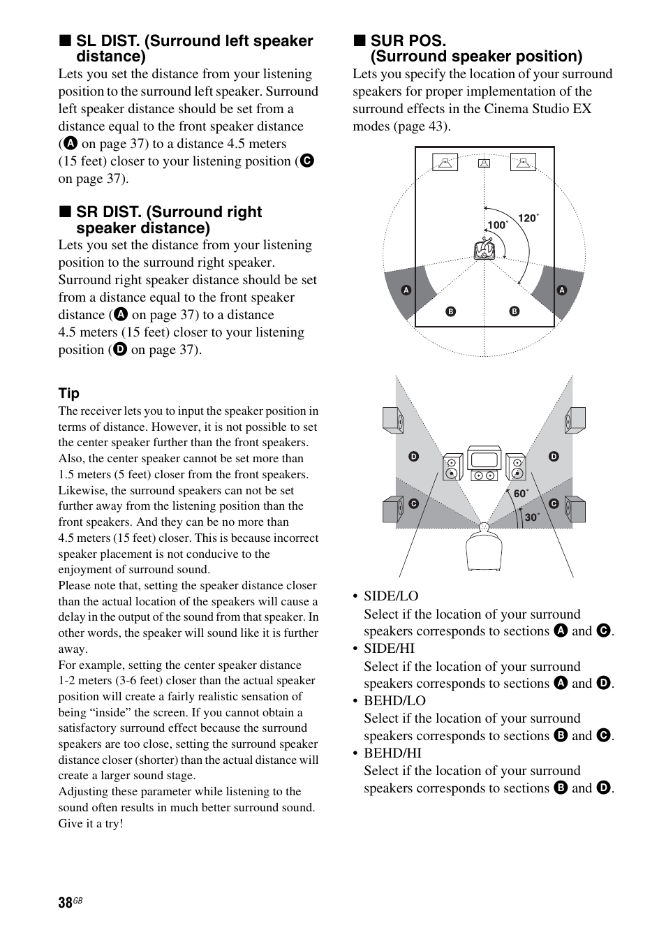 Sony HT-DDW790 User Manual | Page 38 / 64
