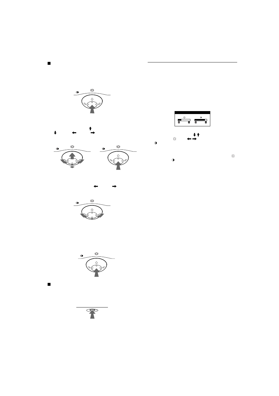 Adjusting the brightness and contrast | Sony CPD-G400 User Manual | Page 10 / 58