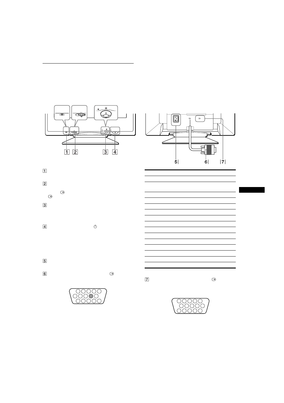 Identification des composants et des commandes | Sony CPD-G400 User Manual | Page 23 / 58