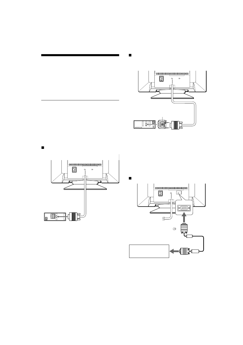 Instalación, Paso 1: conexión del monitor al ordenador, Paso 1 | Sony CPD-G400 User Manual | Page 42 / 58