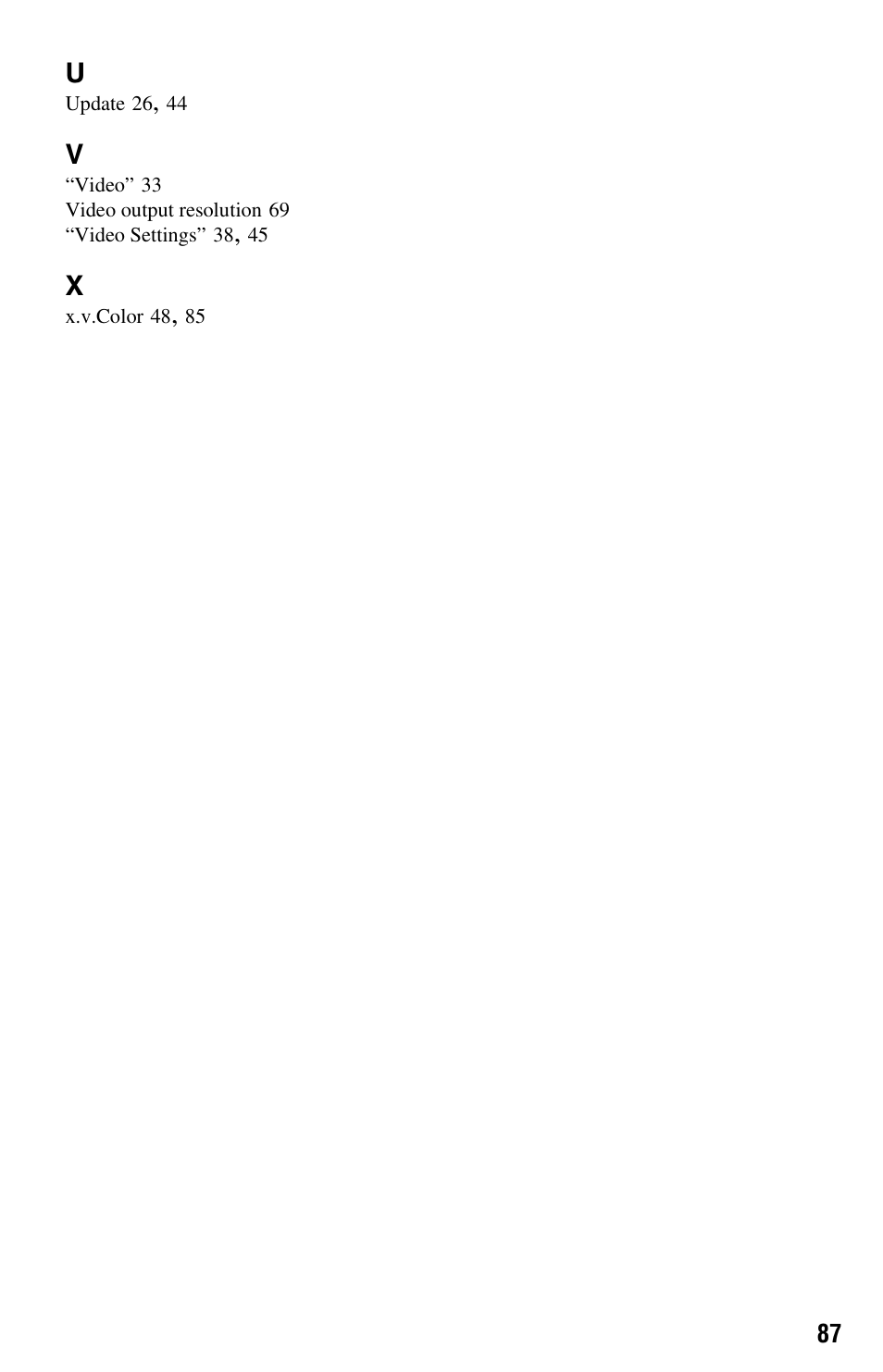 Sony BDP-S5000ES User Manual | Page 87 / 87