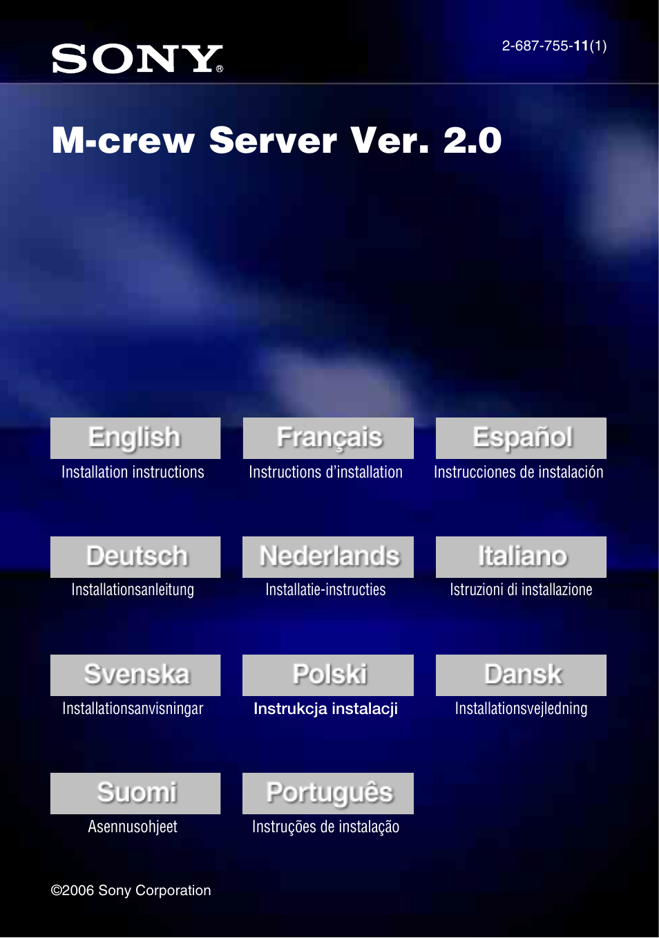 Sony CPF-IX001 User Manual | 374 pages