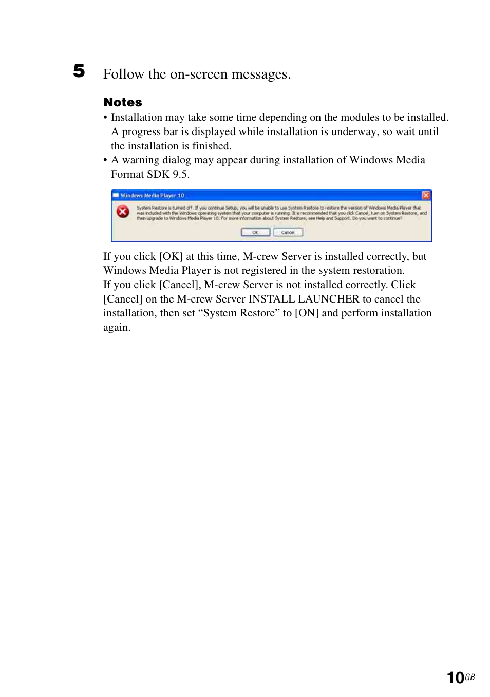 Follow the on-screen messages | Sony CPF-IX001 User Manual | Page 10 / 374