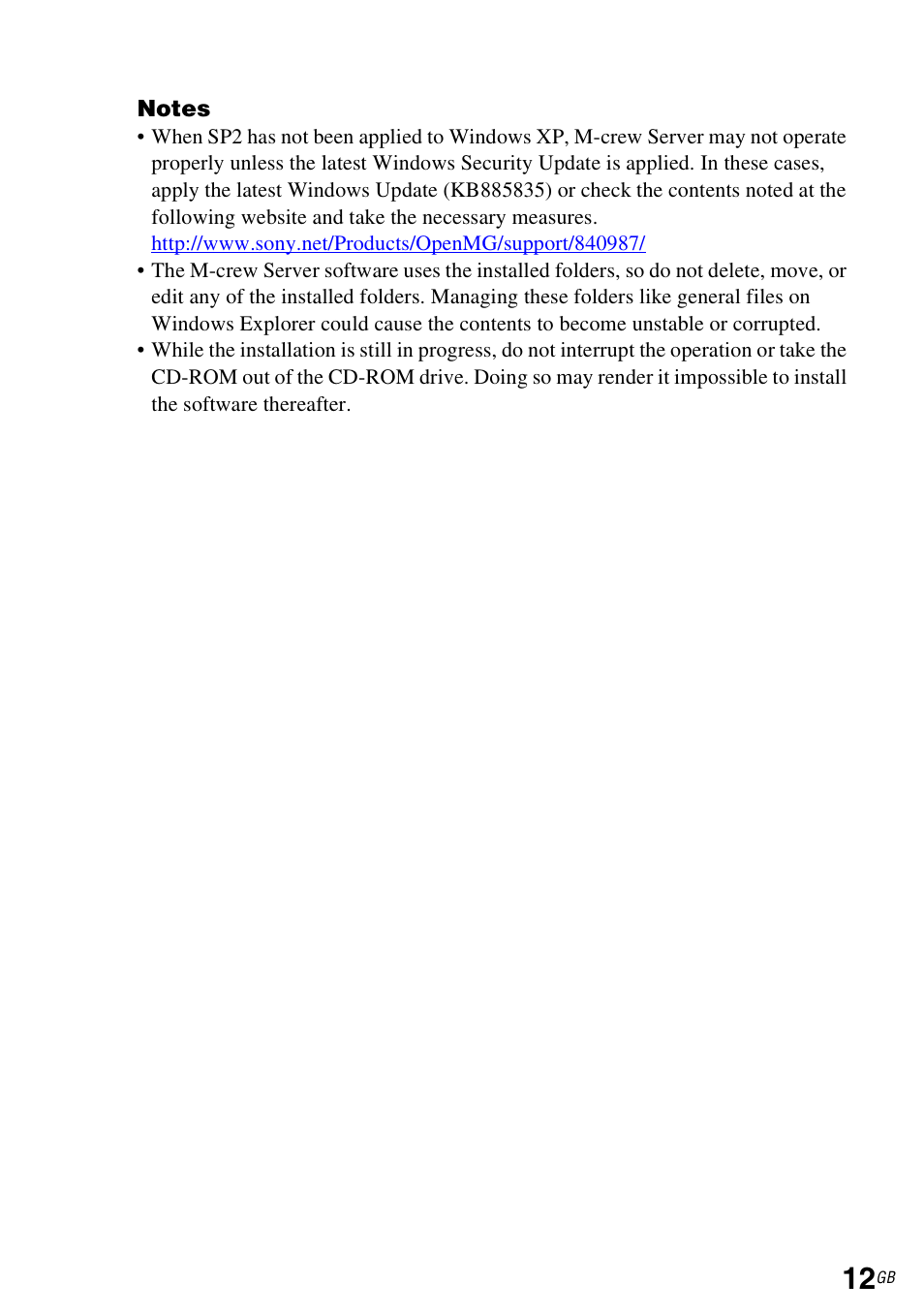 Sony CPF-IX001 User Manual | Page 12 / 374