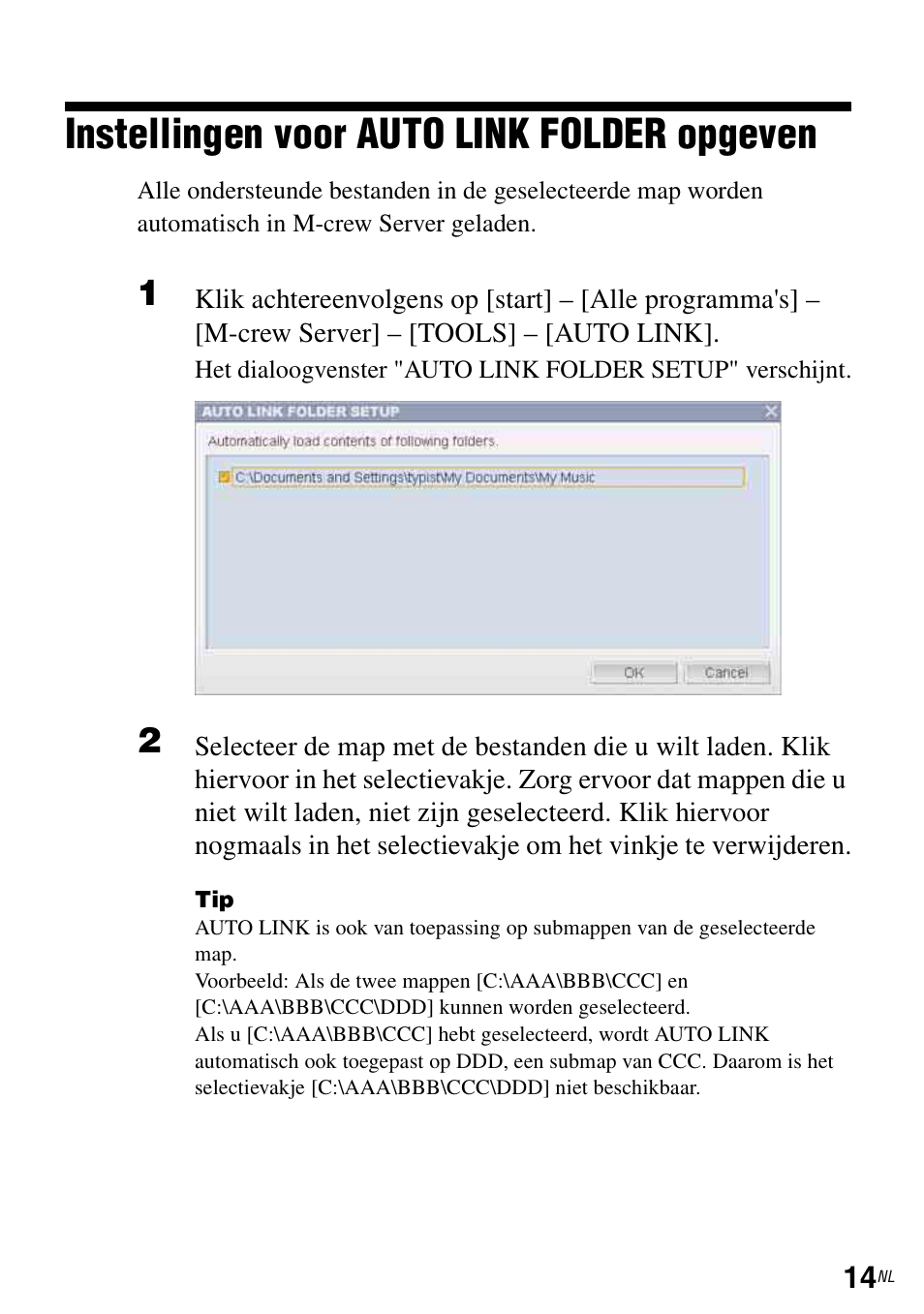 Instellingen voor auto link folder opgeven, N "instellingen voor auto link folder | Sony CPF-IX001 User Manual | Page 149 / 374