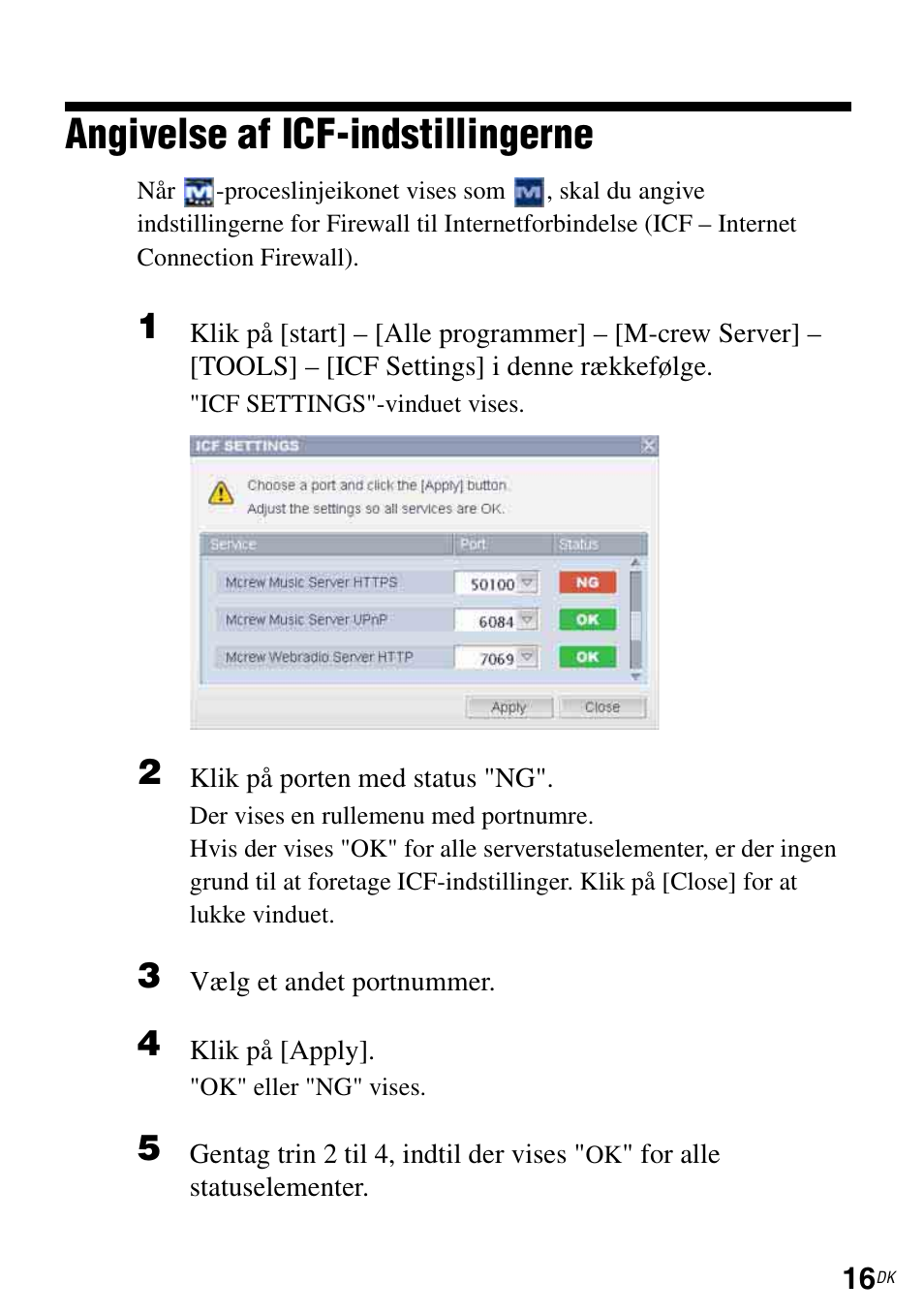 Angivelse af icf-indstillingerne, Er "angivelse af icf-indstillingerne" (side 16) | Sony CPF-IX001 User Manual | Page 288 / 374