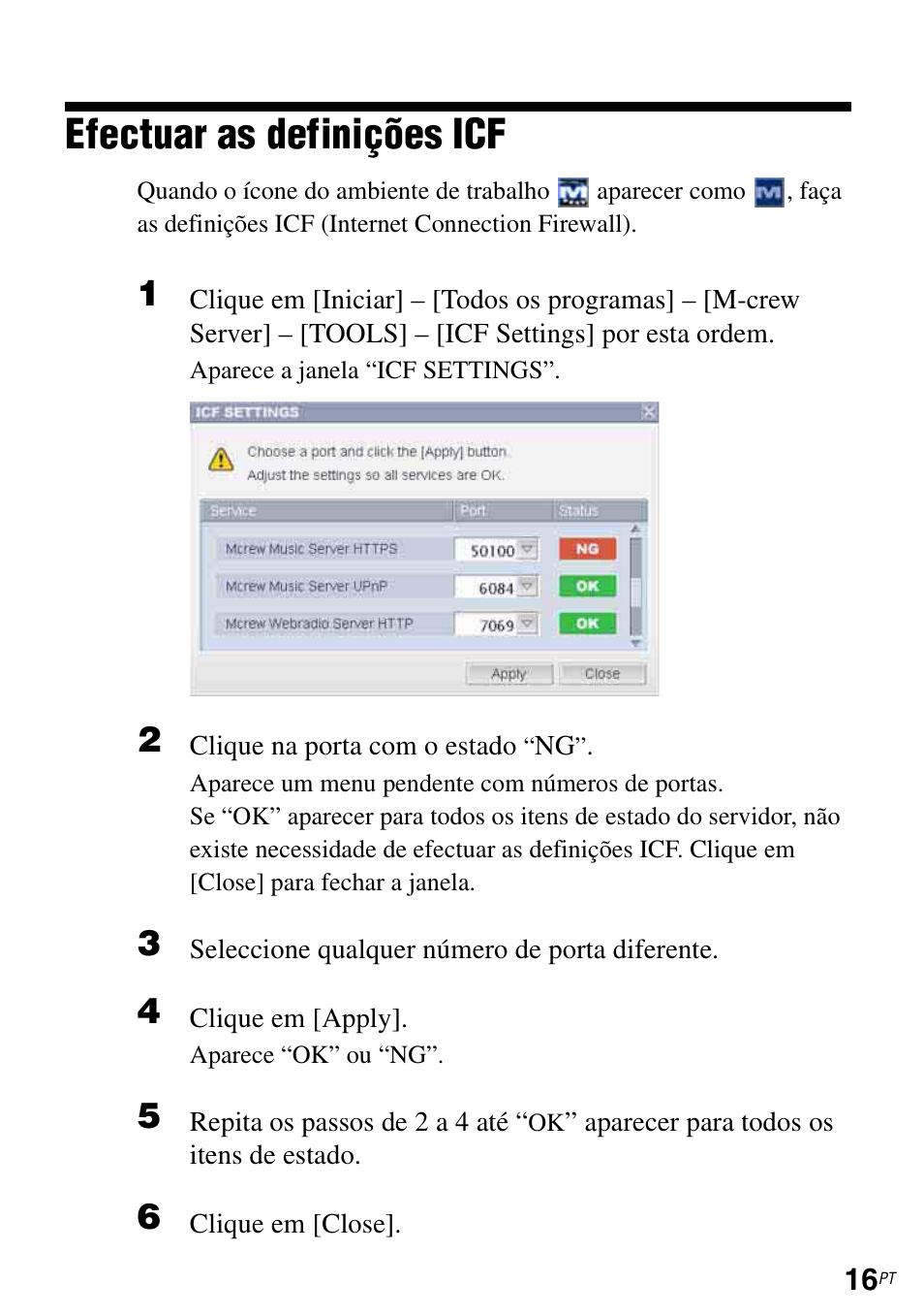 Efectuar as definições icf | Sony CPF-IX001 User Manual | Page 355 / 374