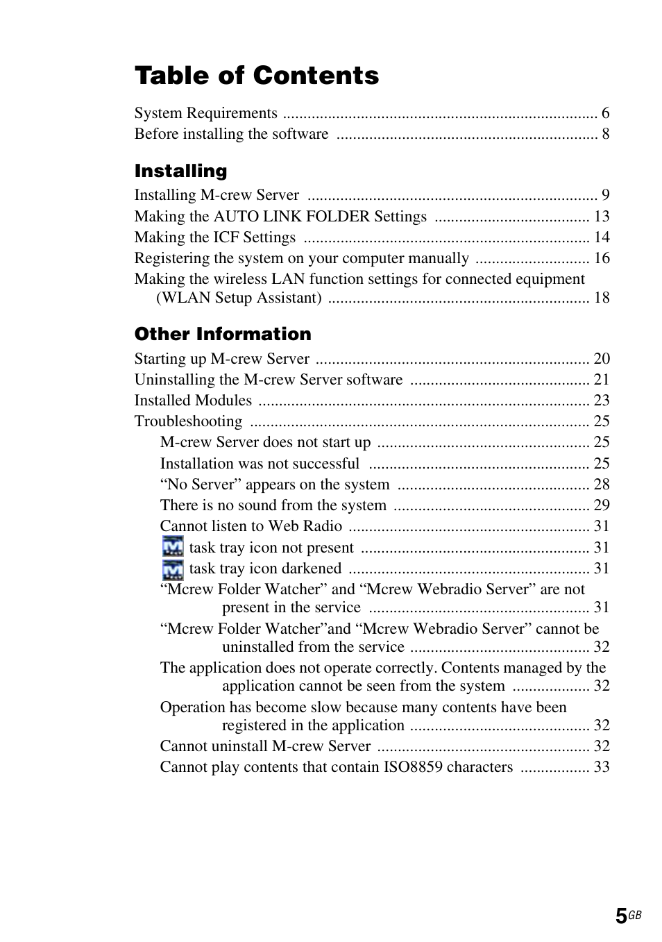 Sony CPF-IX001 User Manual | Page 5 / 374